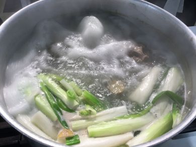 中国料理のだし汁　基本切り