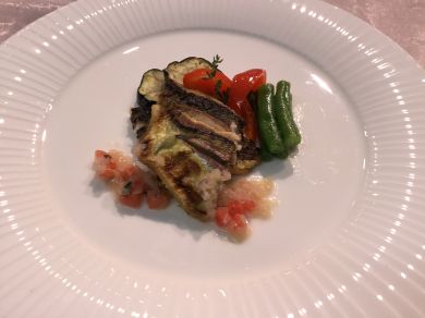 鯵のカレーポワレ
