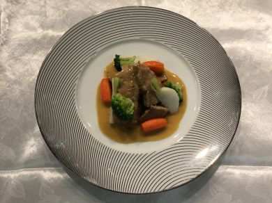 豚肉のブレゼ ノルマンディー風