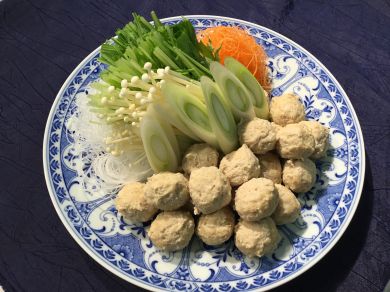 鶏団子と大根の鍋