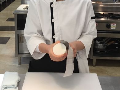 大根の桂剥き実技試験