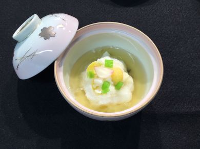 かぶら蒸し　菜飯