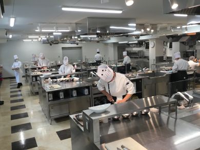 肉団子の甘酢あんかけ実技試験