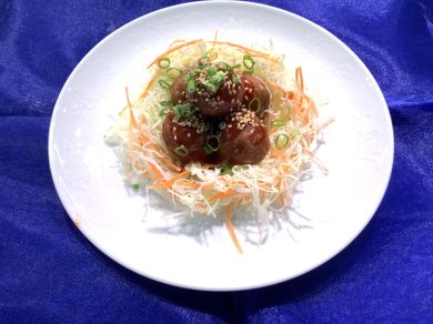 糖醋丸子(肉団子の甘酢あんかけ)