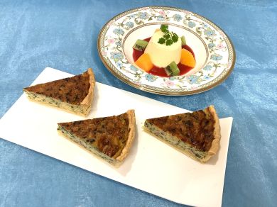 ほうれん草のキッシュ　バヴァロワ