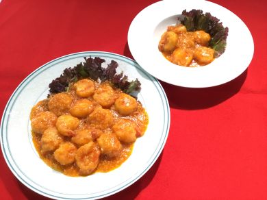 干焼蝦仁(海老のチリソース煮)