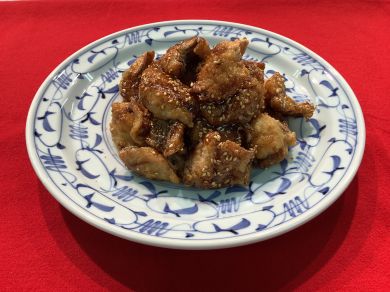 鯵の甘辛揚げ
