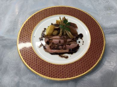 鴨肉のロティ グランメール風